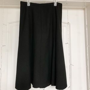 ELIE TAHARI Black A-Line Skirt